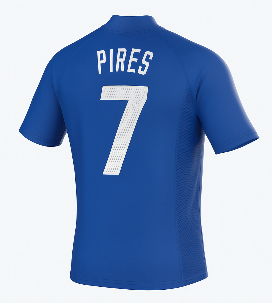 2002 France Home Pires #7 (Feels Like New) - Size S