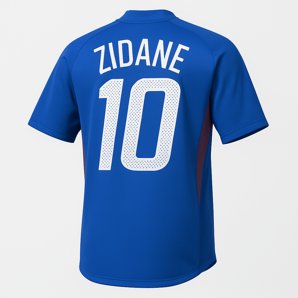 2002 France Home Zidane #10 (Feels Like New) - Size XL
