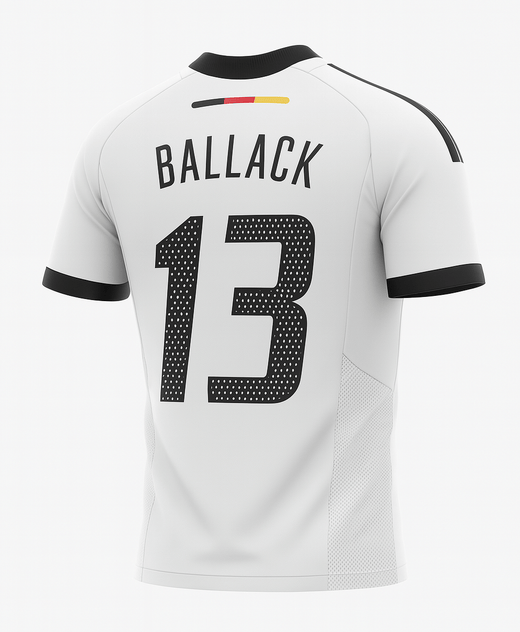 2002 Germany Home Ballack #13 (Feels Like New) - Size XXL