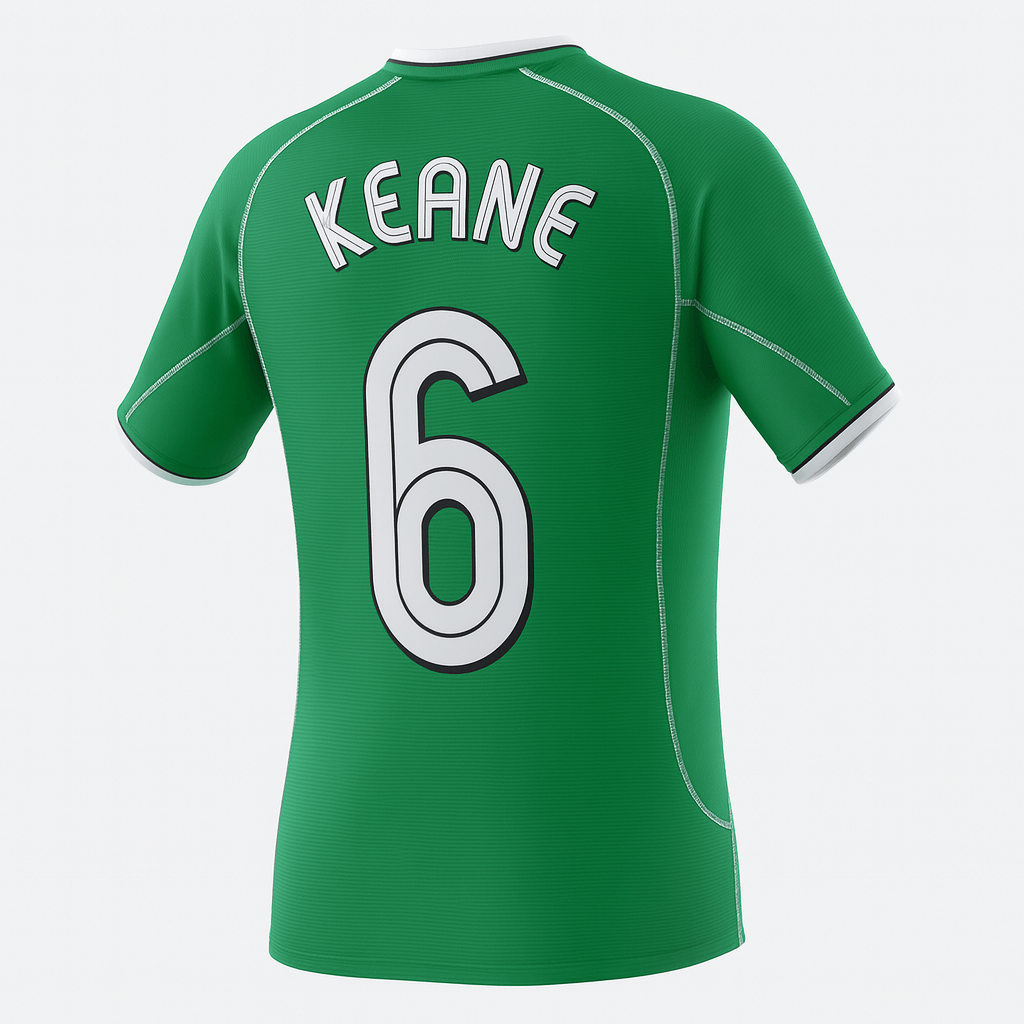 2002 Ireland Home Keane #6 (Feels Like New) - Size XXL