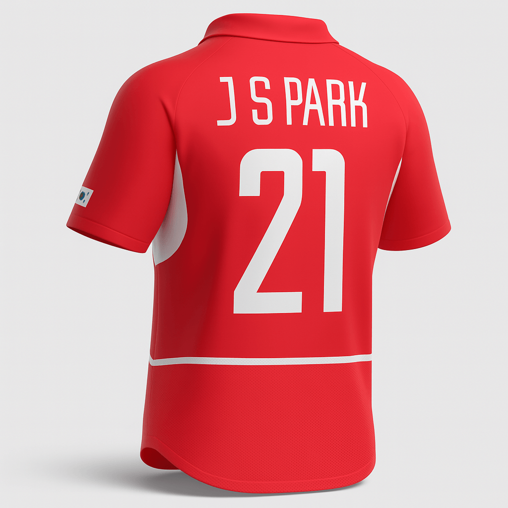 2002 South Korea Home J.S. Park #21 (Feels Like New) - Size M