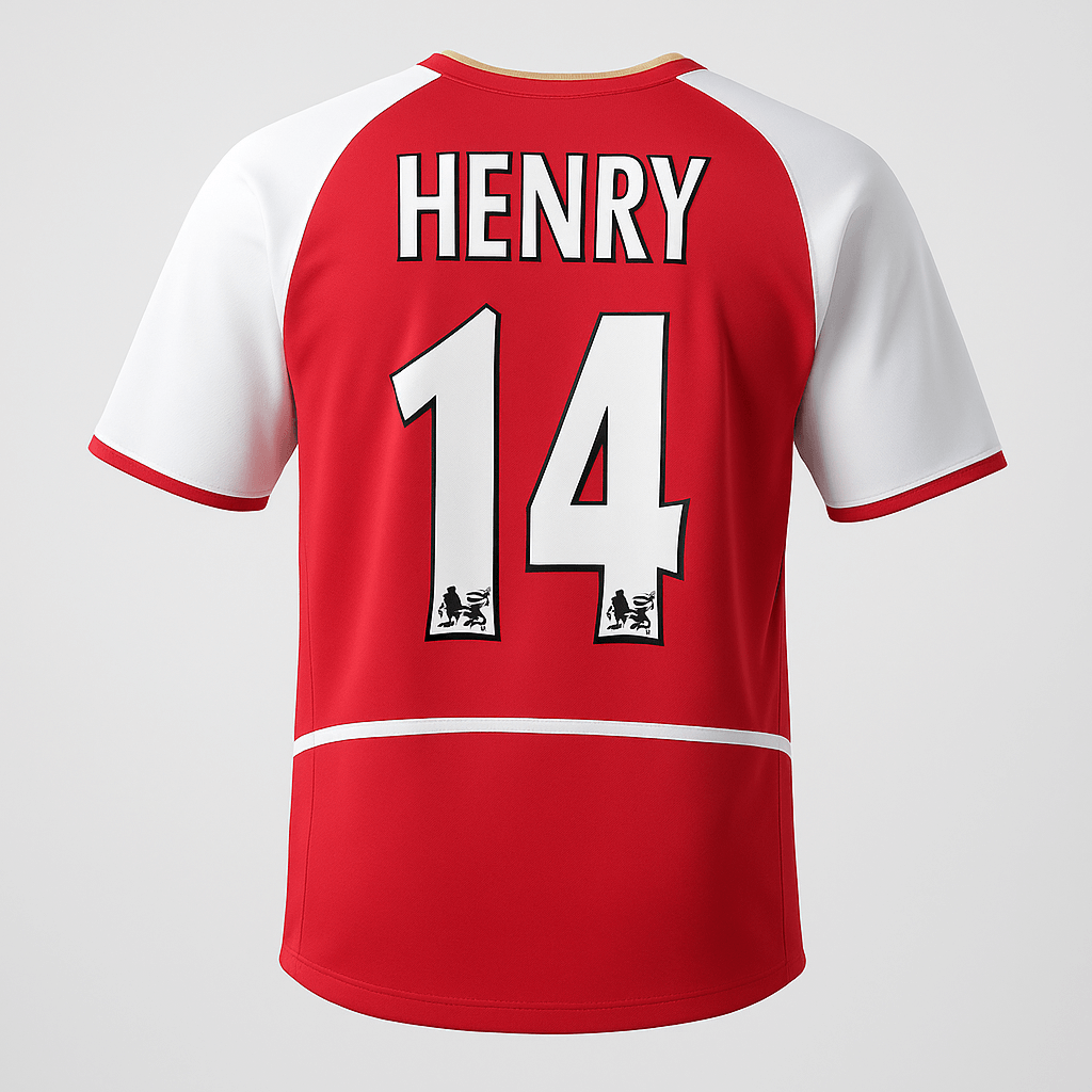 2003–04 Arsenal Home Henry #14 (Feels Like New) - Size XXL