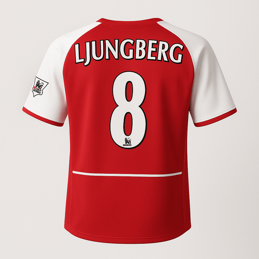 2003–04 Arsenal Home Ljungberg #8 (Feels Like New) - Size M
