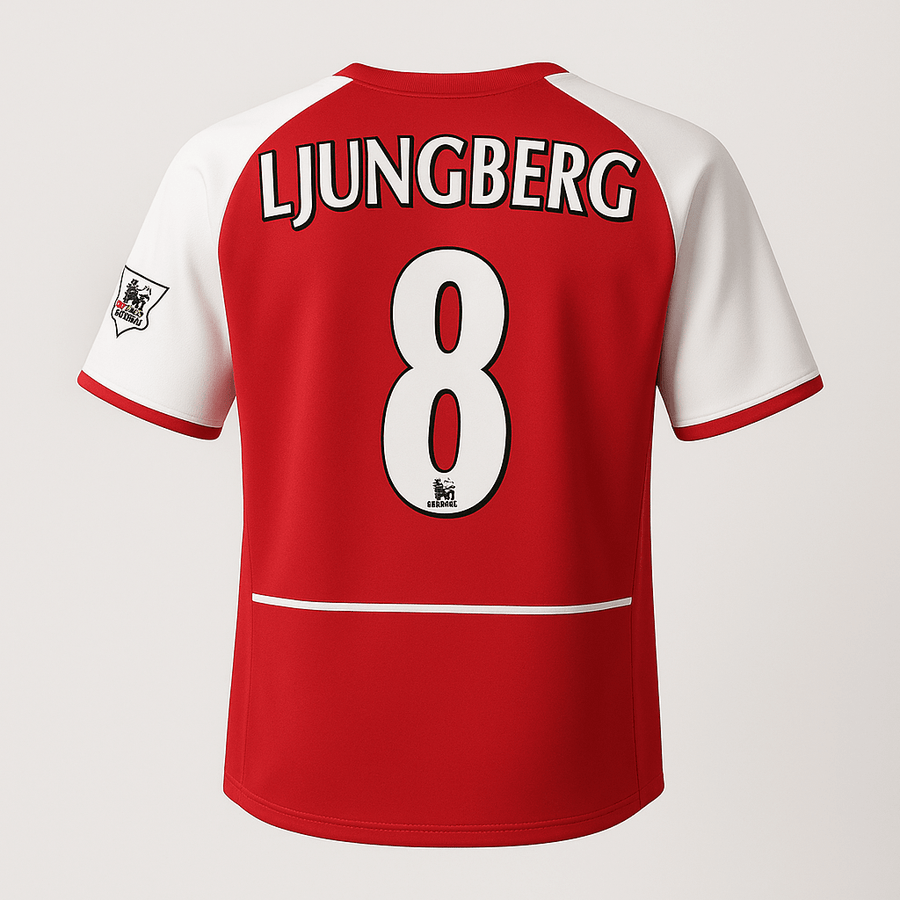 2003–04 Arsenal Home Ljungberg #8 (Feels Like New) - Size M - image 1
