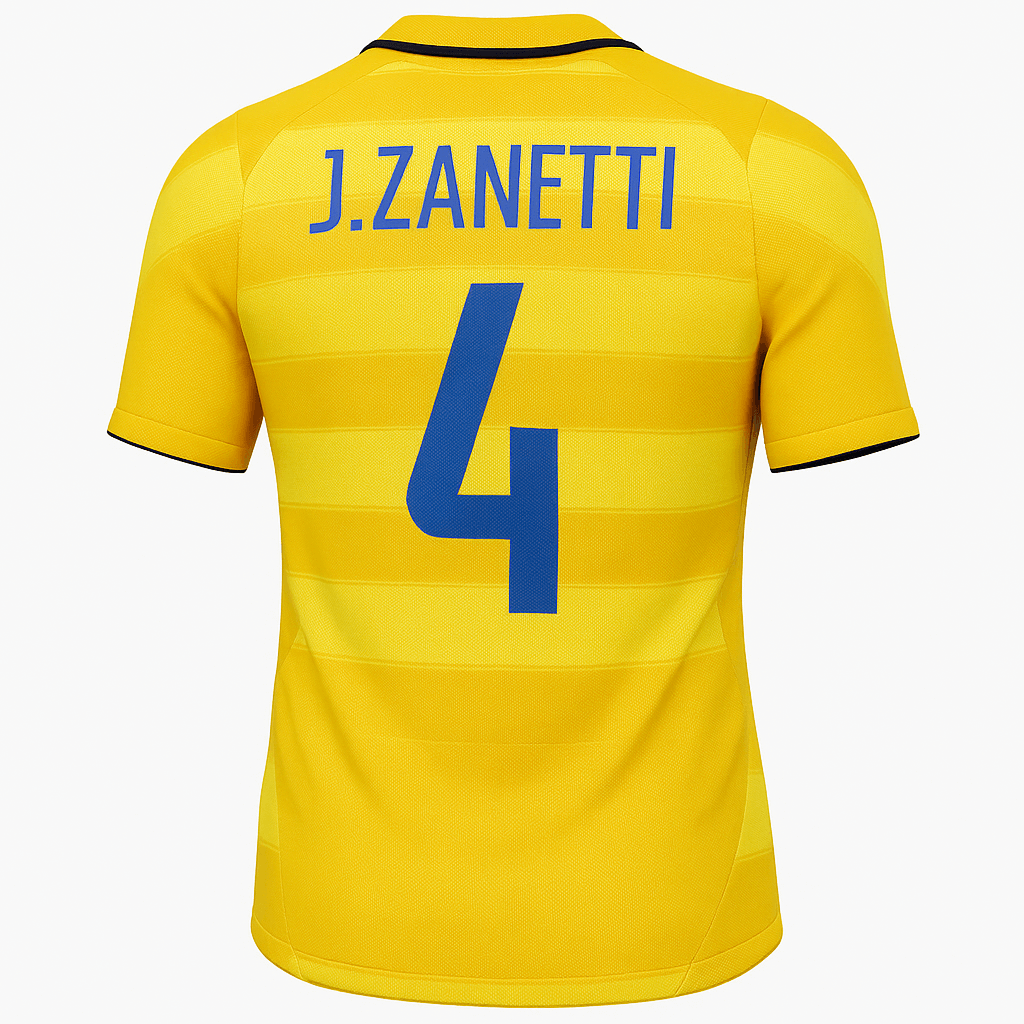 2003–04 Inter Milan Away J.Zanetti #4 (Feels Like New) - Size XL