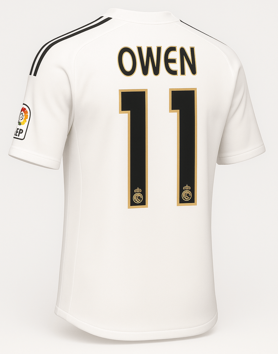 2003–04 Real Madrid Home Owen #11 (Feels Like New) - Size M - image 1