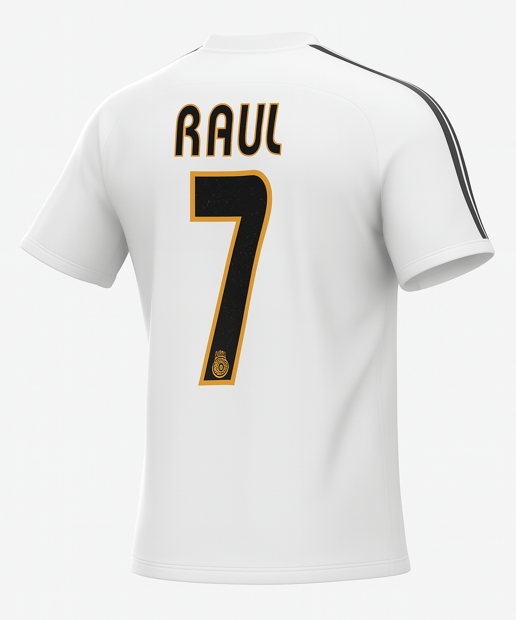 2003–04 Real Madrid Home Raul #7 (Feels Like New) - Size S