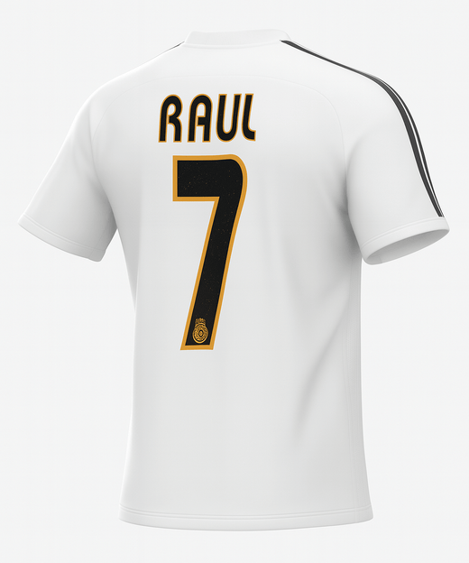 2003–04 Real Madrid Home Raul #7 (Feels Like New) - Size S