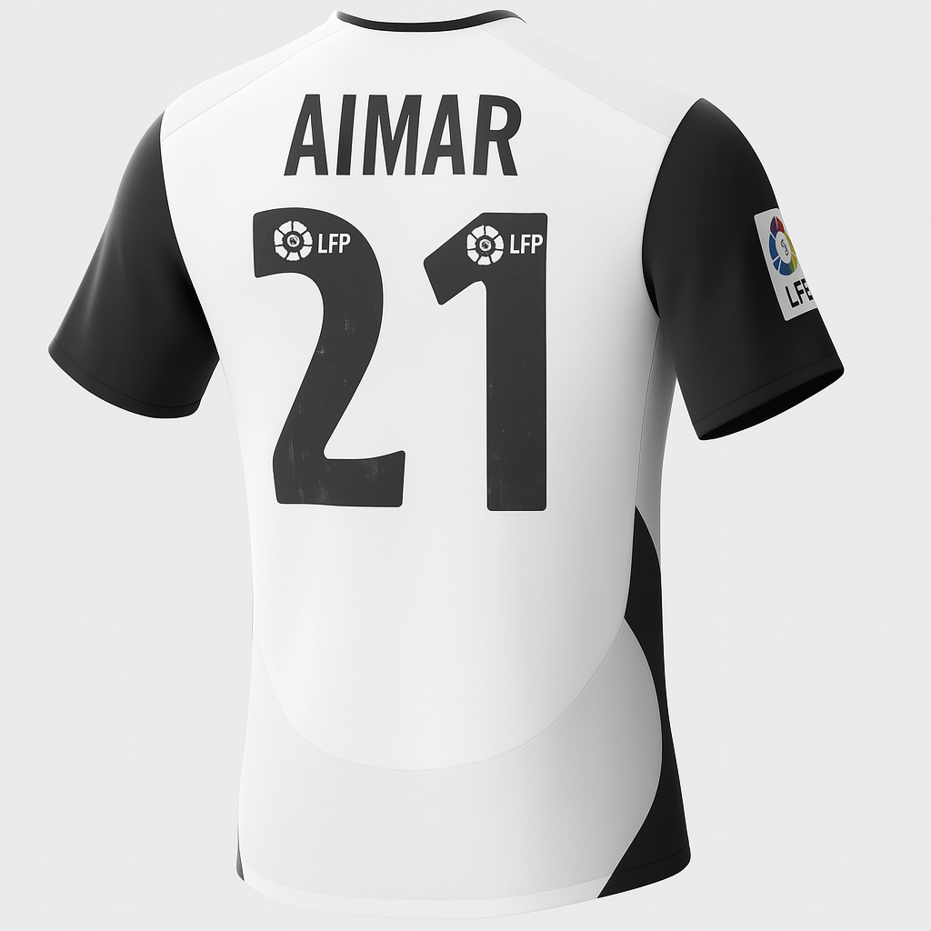 2003–04 Valencia Home Aimar #21 (Feels Like New) - Size XXL