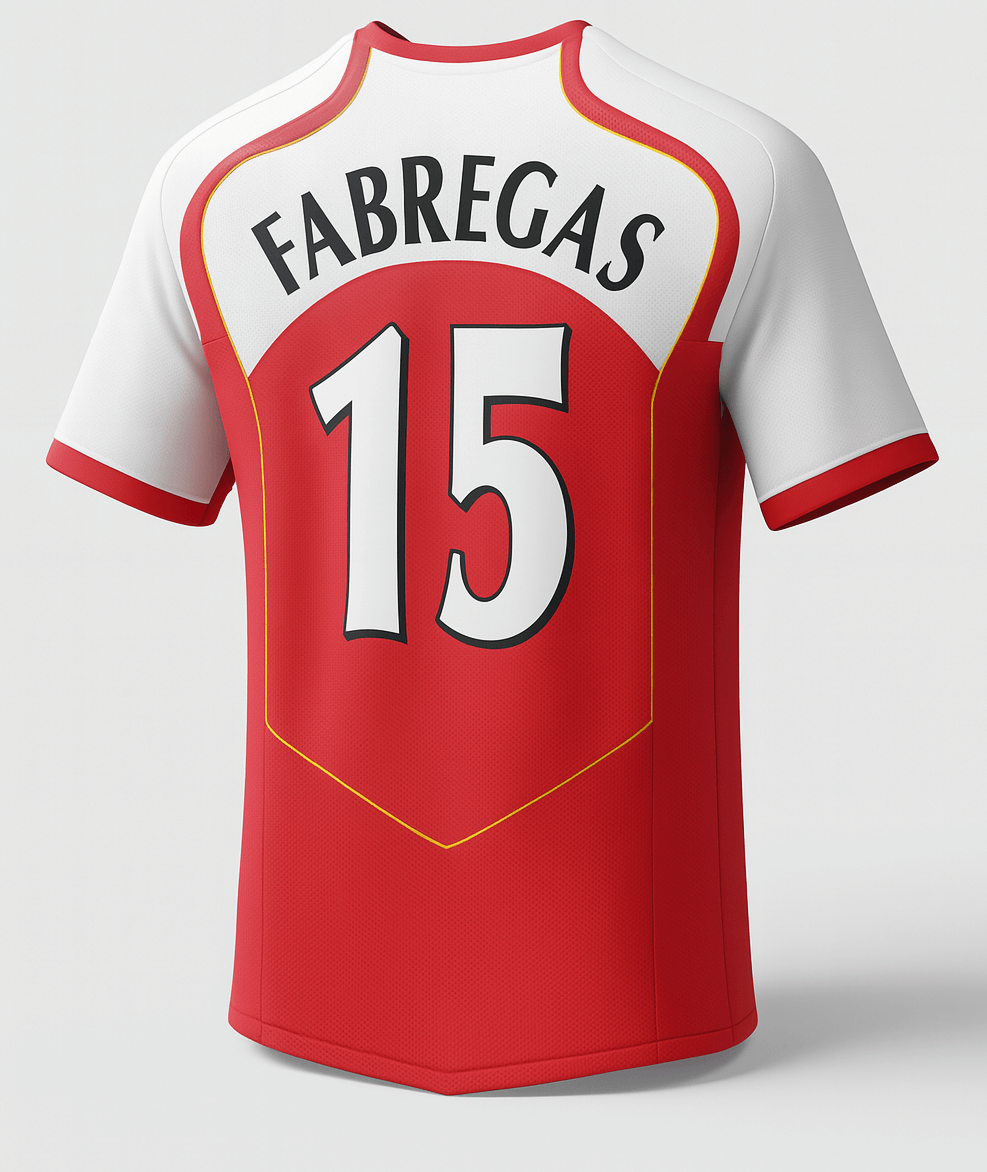 2004–05 Arsenal Home Fabregas #15 (Feels Like New) - Size L
