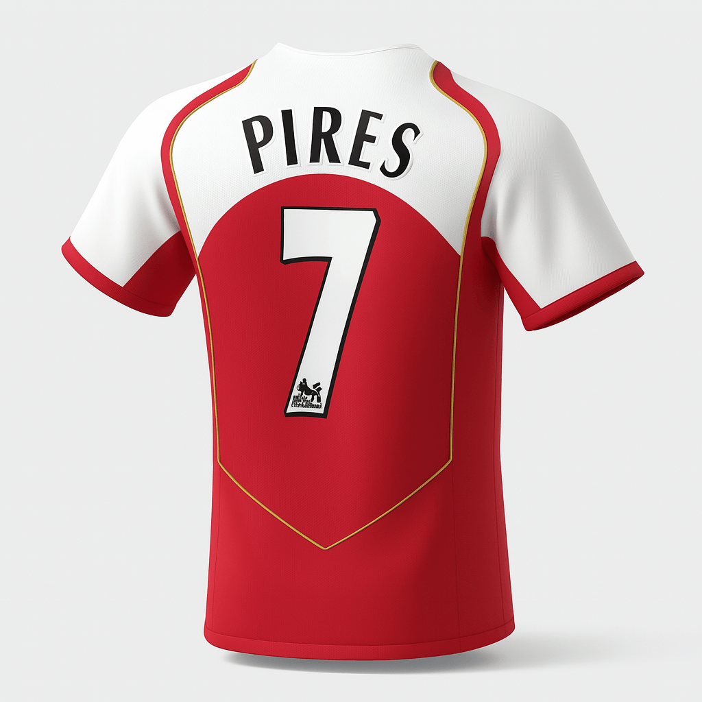2004–05 Arsenal Home Pires #7 (Feels Like New) - Size S