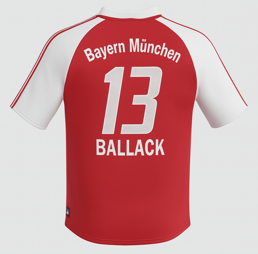 2004–05 Bayern Munich Home Ballack #13 (Feels Like New) - Size XXL