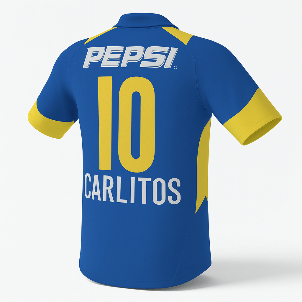 2004–05 Boca Juniors Home Tevez #10 (Feels Like New) - Size XS