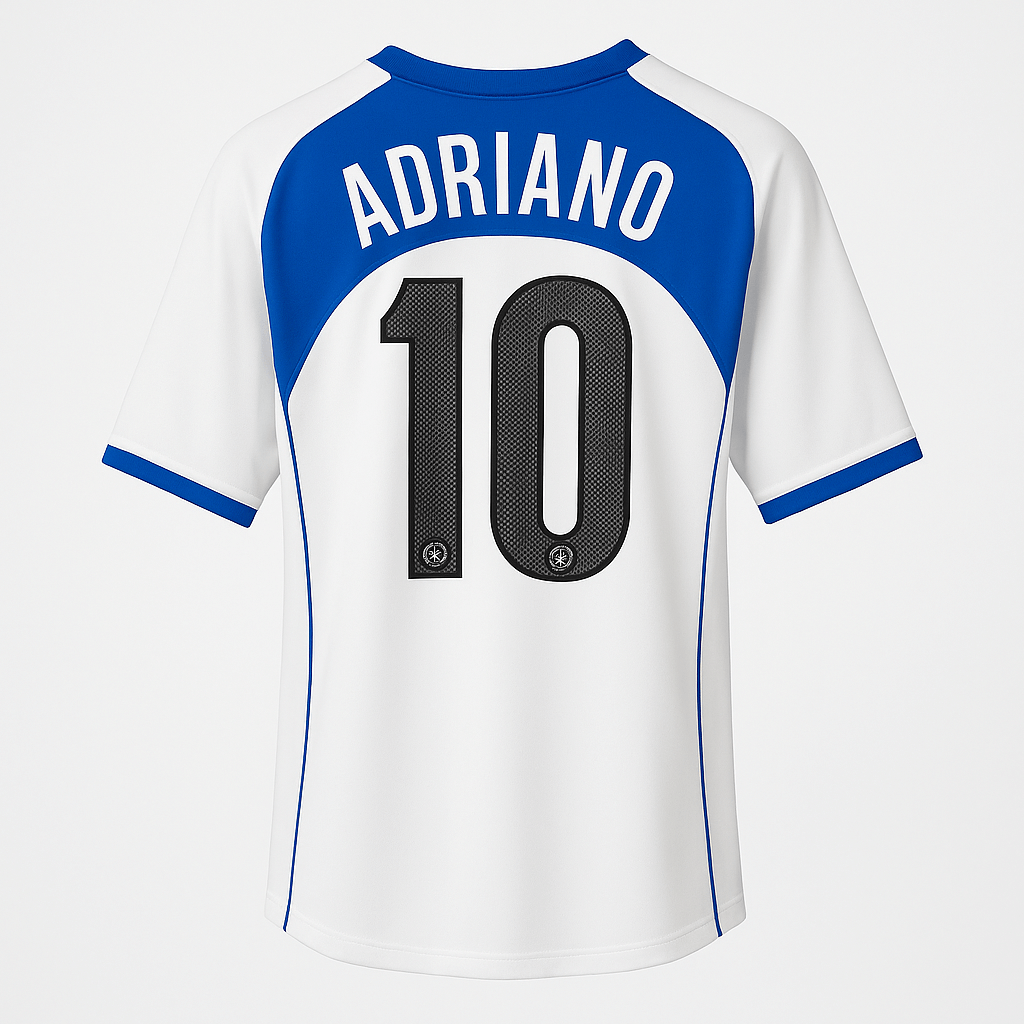 2004–05 Inter Milan Away Adriano #10 (Feels Like New) - Size L