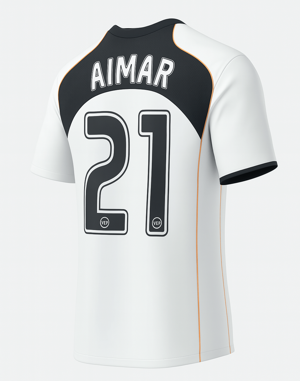 2004–05 Valencia Home Aimar #21 (Feels Like New) - Size XXL