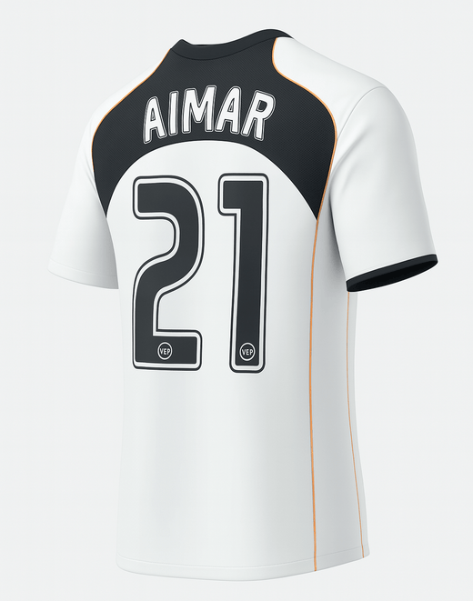 2004–05 Valencia Home Aimar #21 (Feels Like New) - Size S