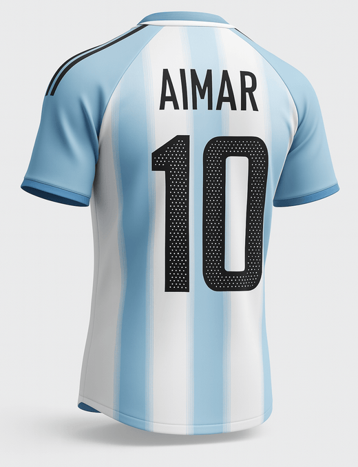 2004 Argentina Home Aimar #10 (Feels Like New) - Size S