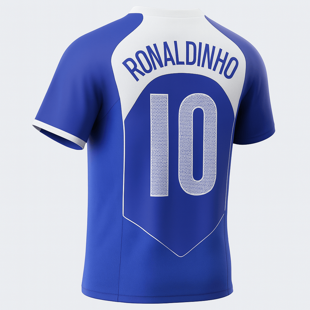 2004 Brazil Away Ronaldinho #10 (Feels Like New) - Size XS