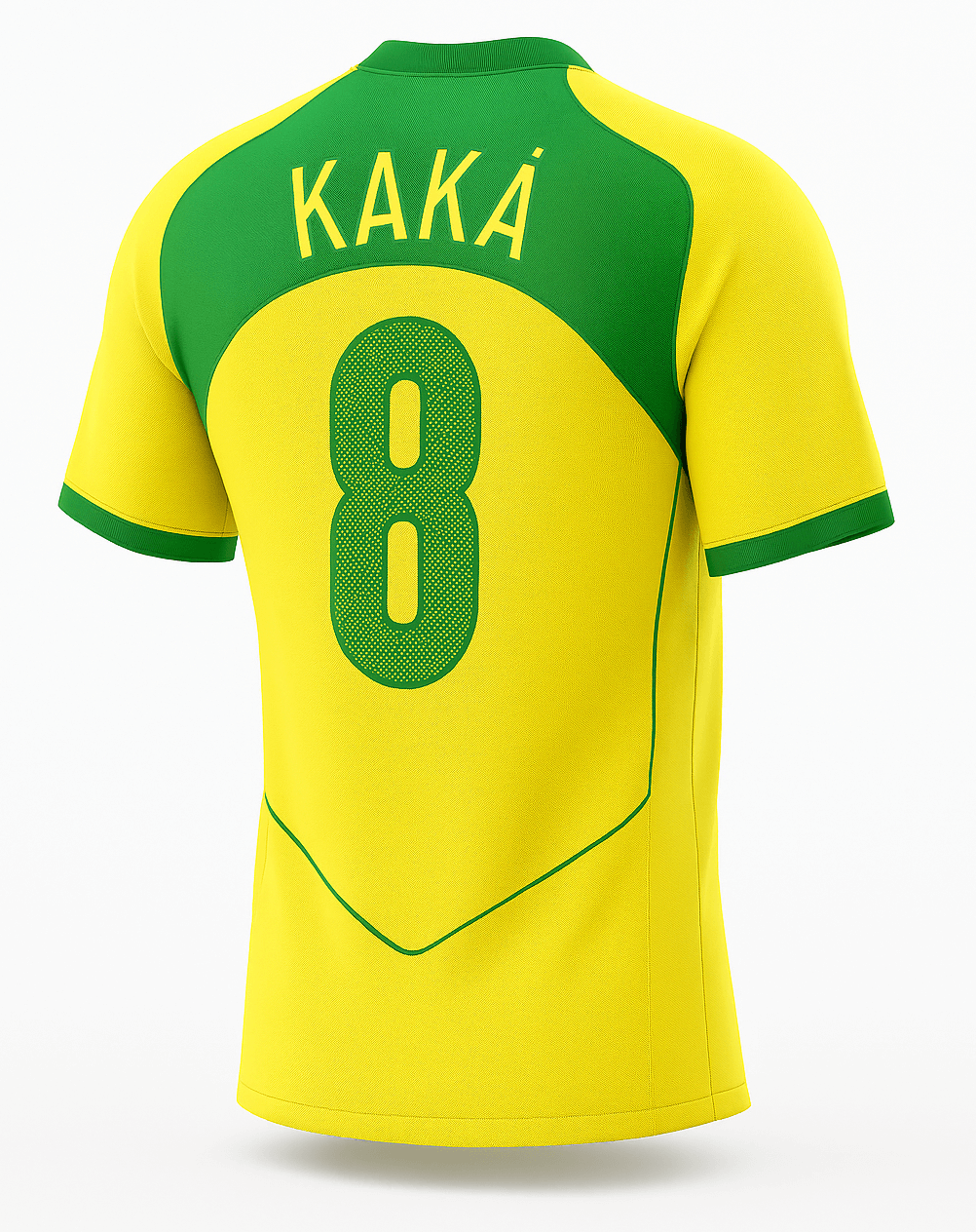 2004 Brazil Home Kaka #8 (Feels Like New) - Size XXL