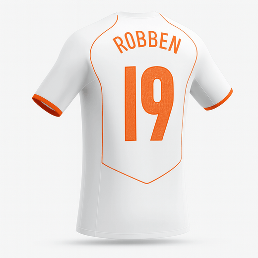 2004 Netherlands Away Robben #19 (Feels Like New) - Size M