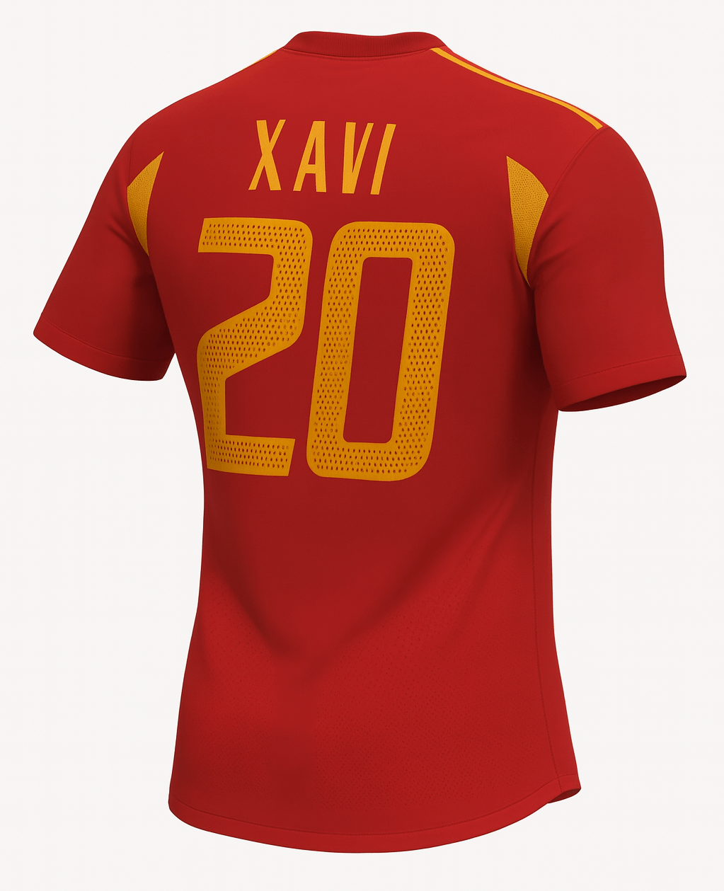 2004 Spain Home Xavi #20 (Feels Like New) - Size L