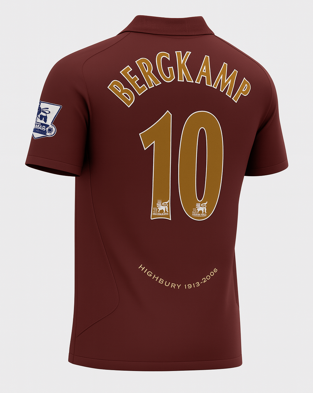 2005–06 Arsenal Home Bergkamp #10 (Feels Like New) - Size XS