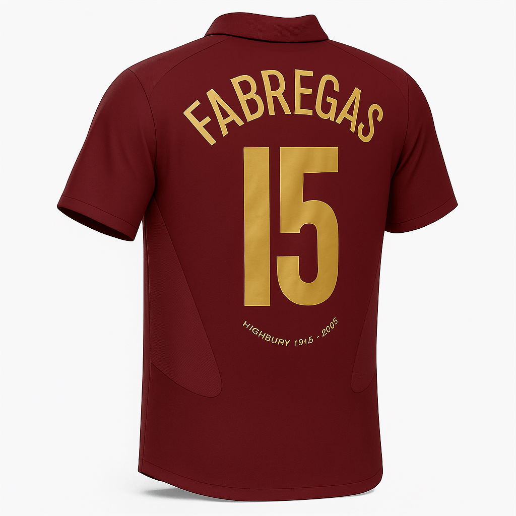 2005–06 Arsenal Home Fabregas #15 (Feels Like New) - Size XXL
