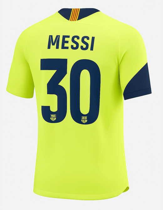 2005–06 Barcelona Away Messi #30 (Feels Like New) - Size M