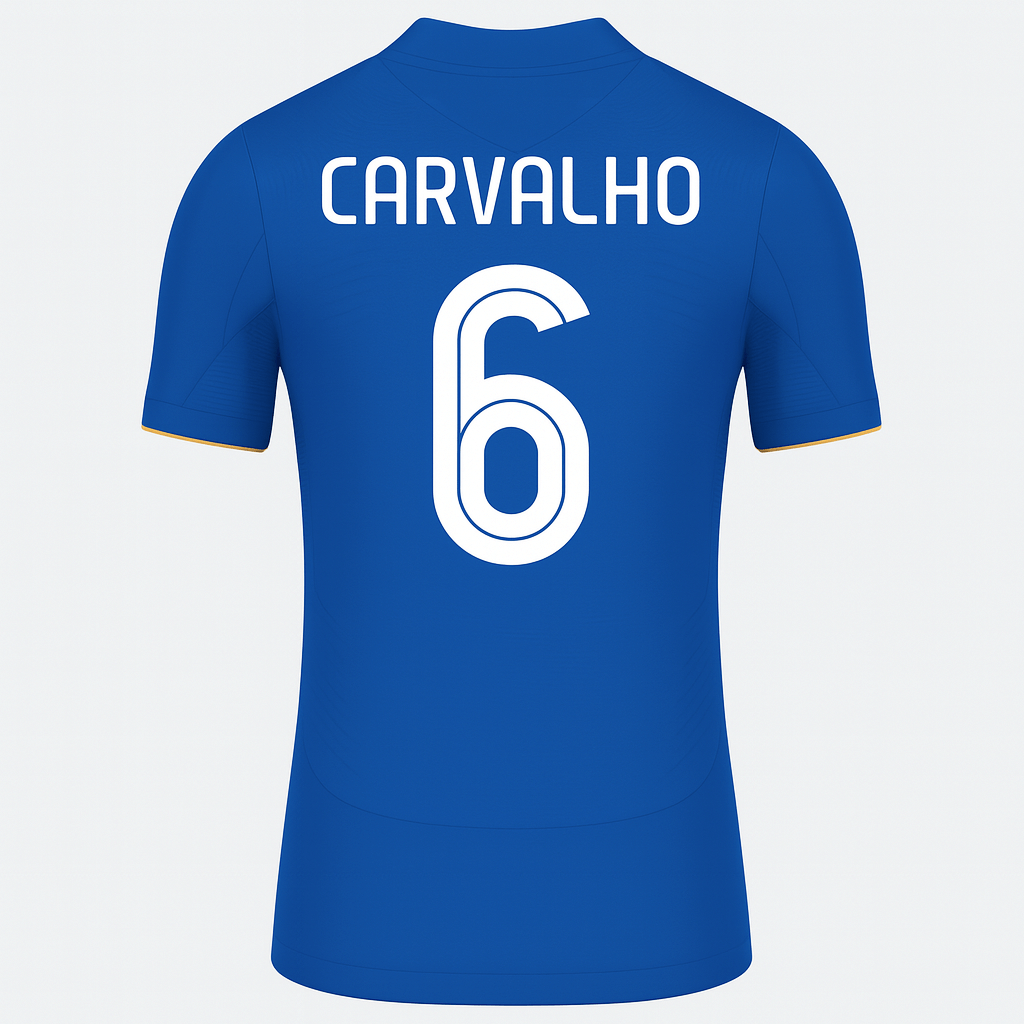 2005–06 Chelsea Home Carvalho #6 (Feels Like New) - Size S