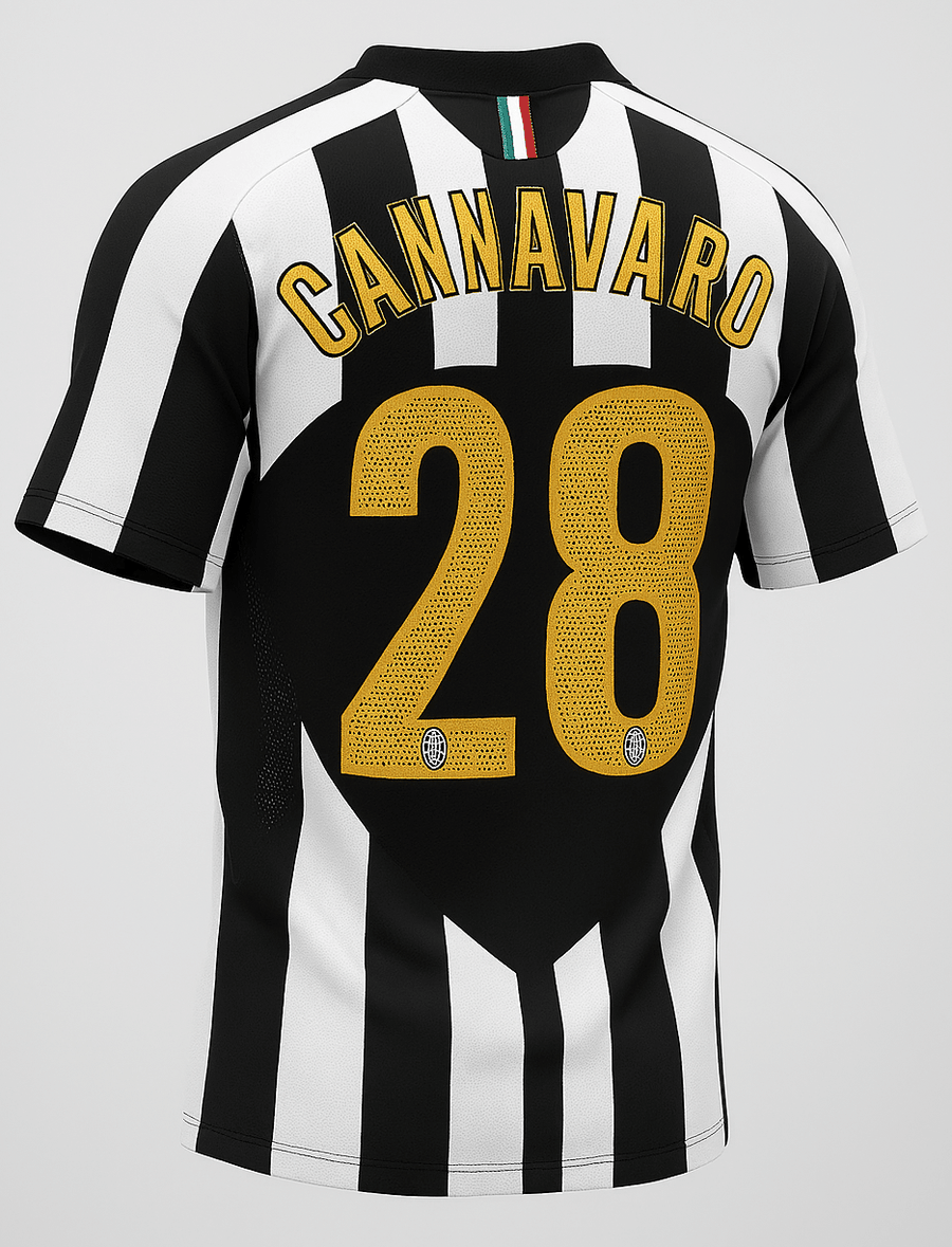 2005–06 Juventus Home Cannavaro #28 (Feels Like New) - Size L - image 1