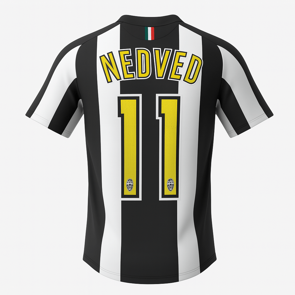 2005–06 Juventus Home Nedved #11 (Feels Like New) - Size S