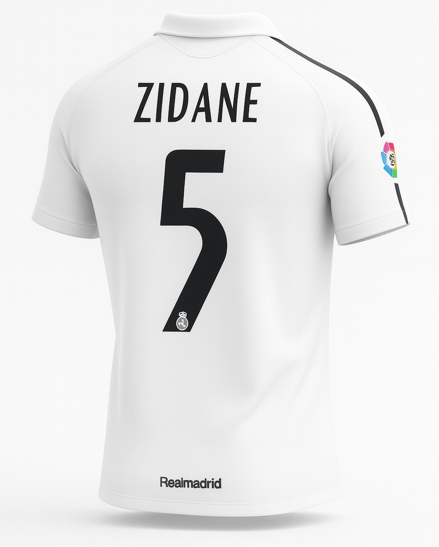 2005–06 Real Madrid Home Zidane #5 (Feels Like New) - Size L - image 1