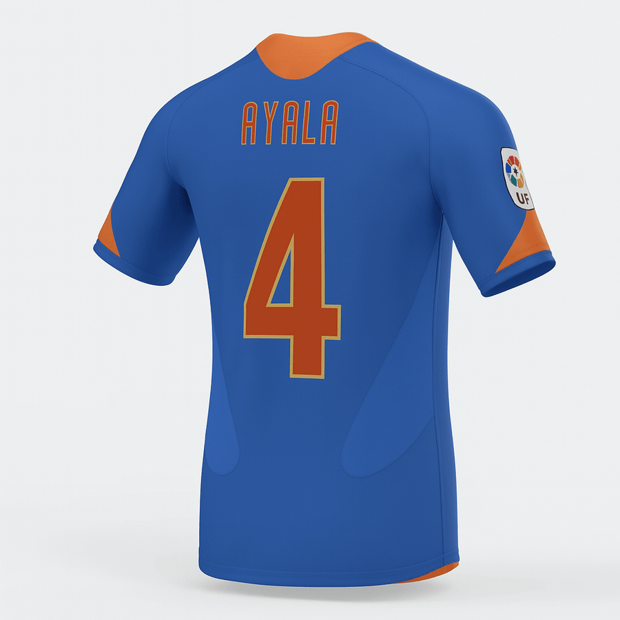 2005–06 Valencia Away Ayala #4 (Feels Like New) - Size M - image 1