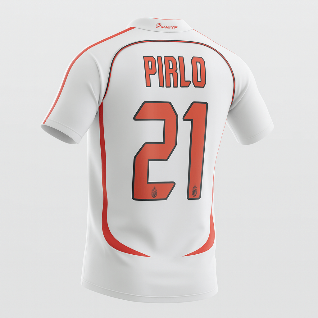 2006–07 AC Milan Away Pirlo #21 (New) - Size XXL