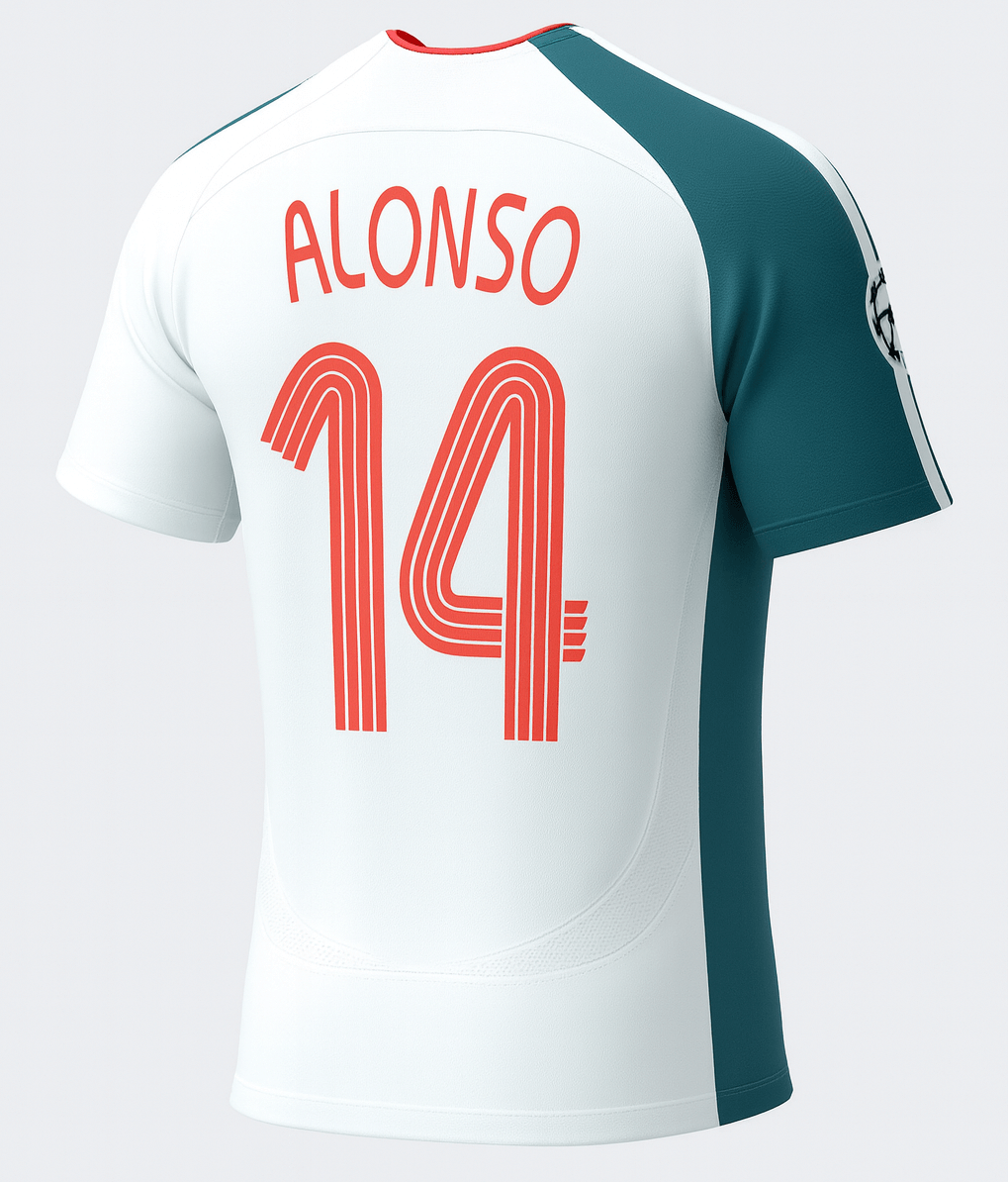 2006–07 Liverpool Third Alonso #14 (New) - Size XL