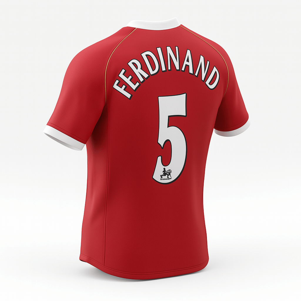 2006–07 Manchester United Home Ferdinand #5 (New) - Size XXL