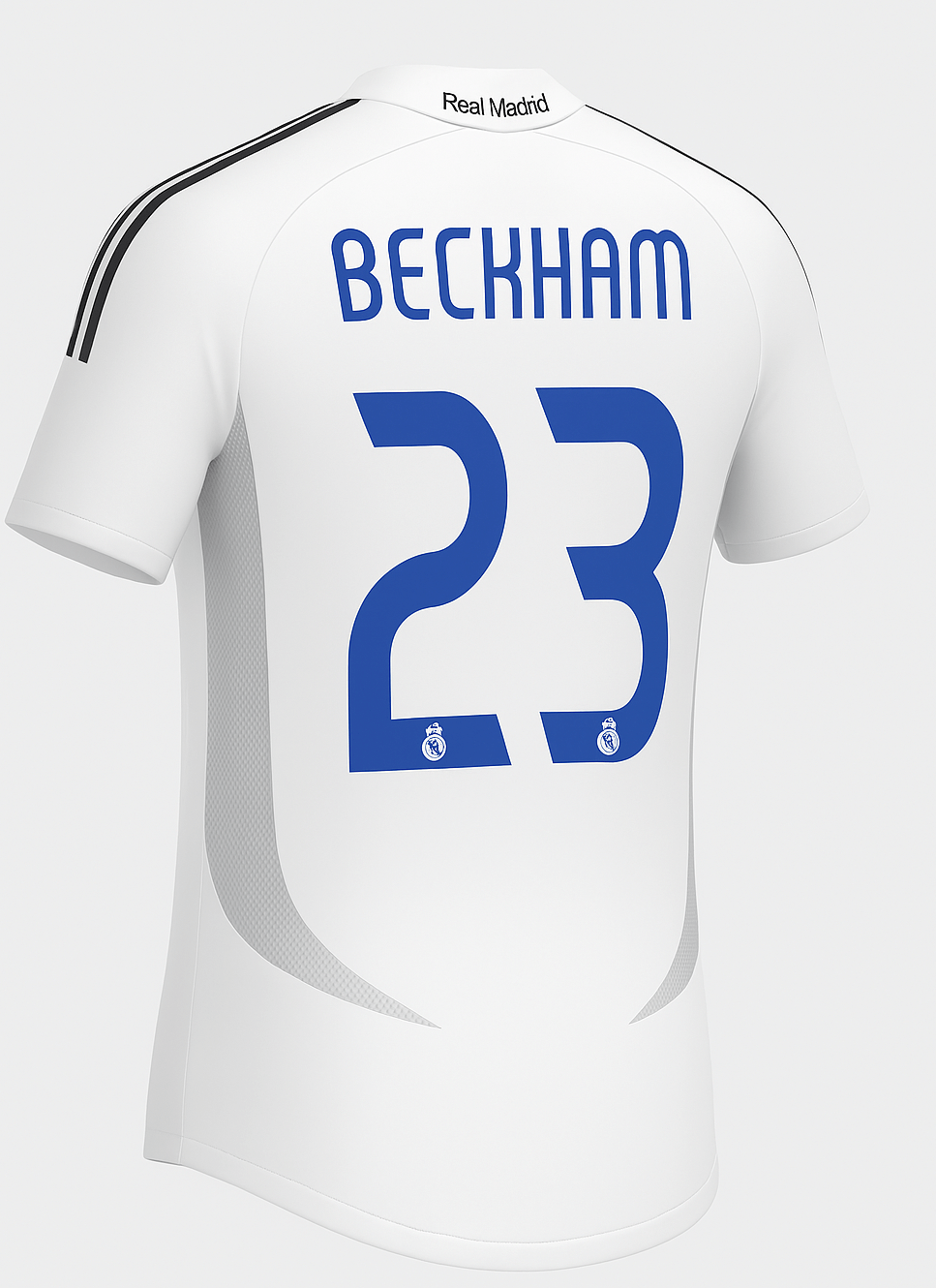 2006–07 Real Madrid Home Beckham #23 (New) - Size S