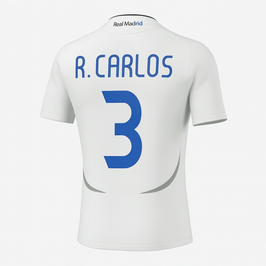 2006–07 Real Madrid Home Roberto Carlos #3 (New) - Size S
