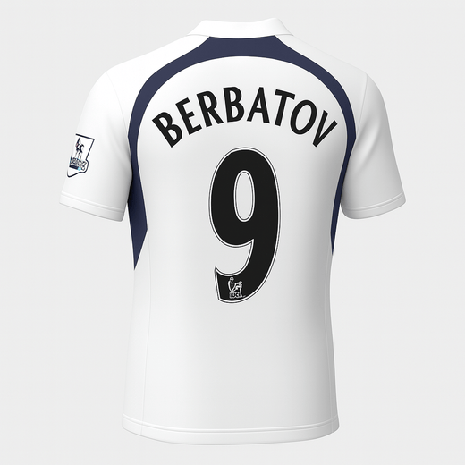 2006–07 Tottenham Home Berbatov #9 (New) - Size XL