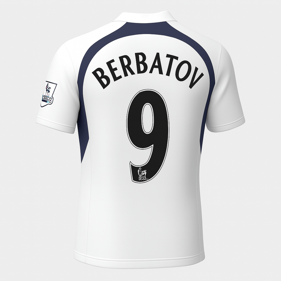 2006–07 Tottenham Home Berbatov #9 (New) - Size XL - image 1