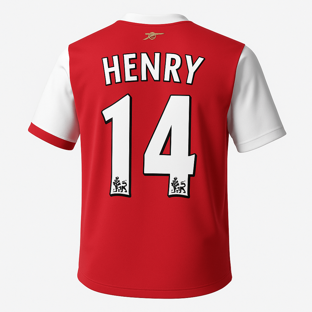 2006–08 Arsenal Home Henry #14 (New) - Size S