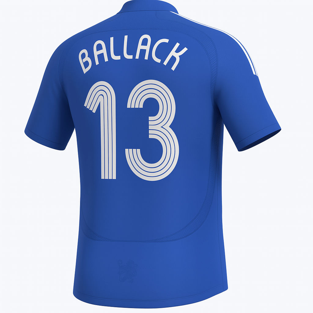 2006–08 Chelsea Home Ballack #13 (New) - Size L