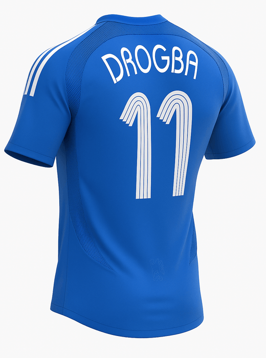 2006–08 Chelsea Home Drogba #11 (New) - Size XL