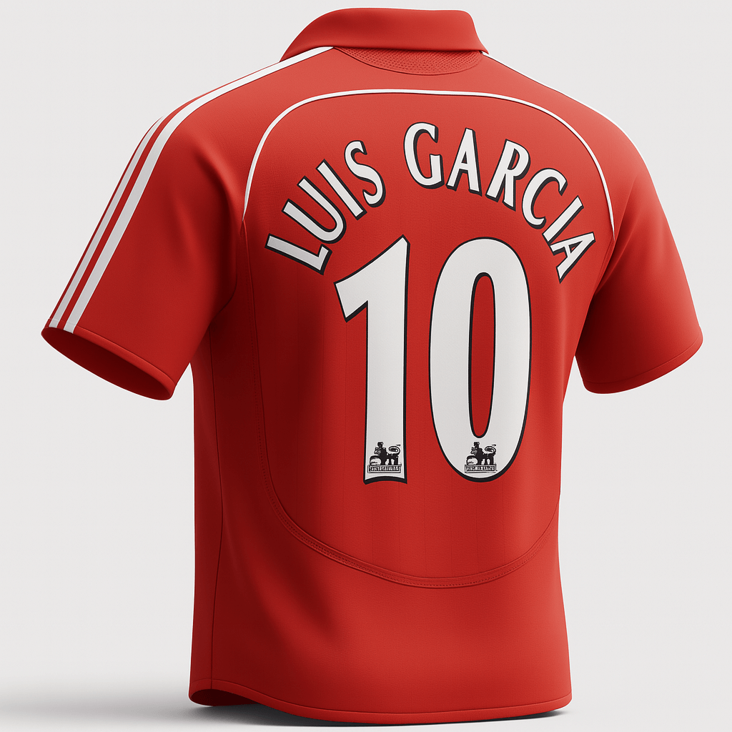 2006–08 Liverpool Home Luis Garcia #10 (New) - Size M