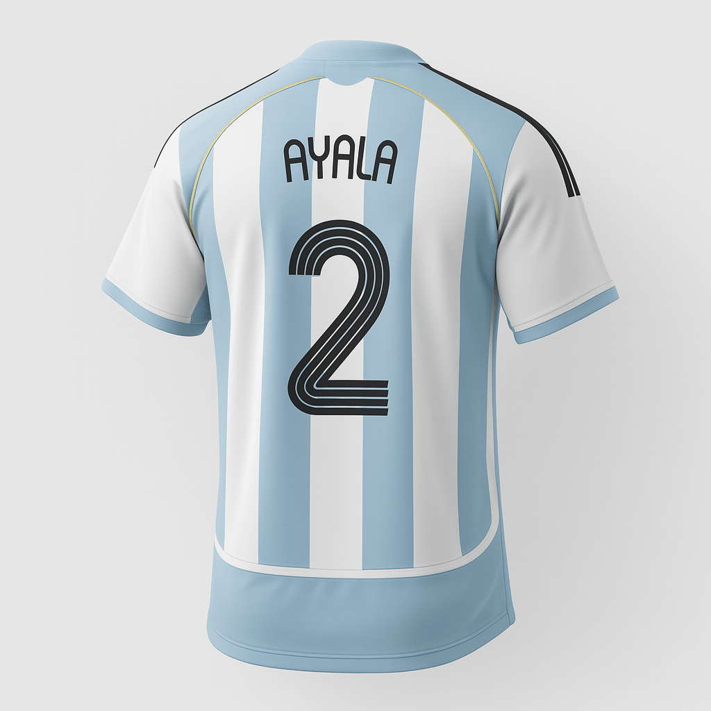 2006 Argentina Home Ayala #2 (New) - Size XXL