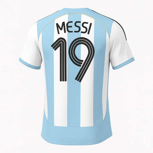 2006 Argentina Home Messi #19 (New) - Size S