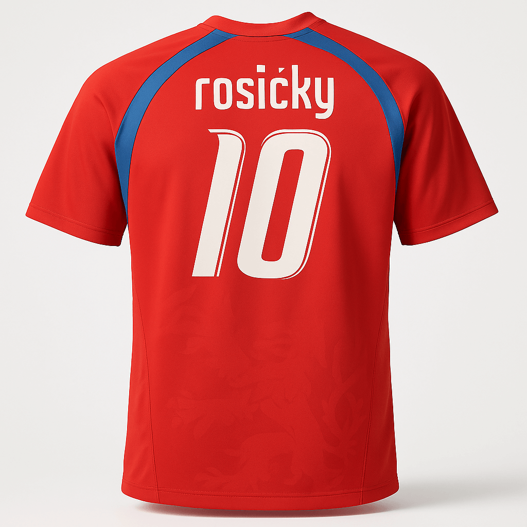 2006 Czech Republic Home Rosicky #10 (New) - Size XXL