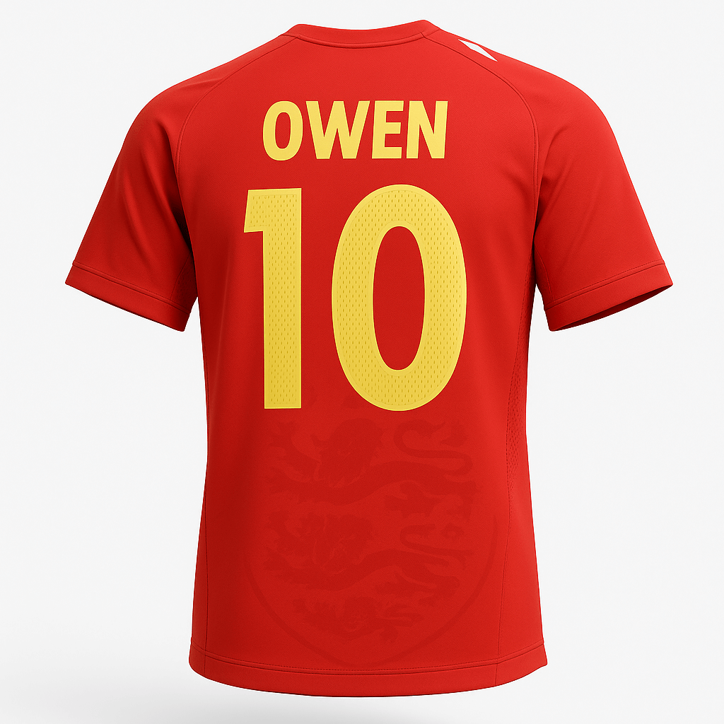2006 England Away Owen #10 (New) - Size S