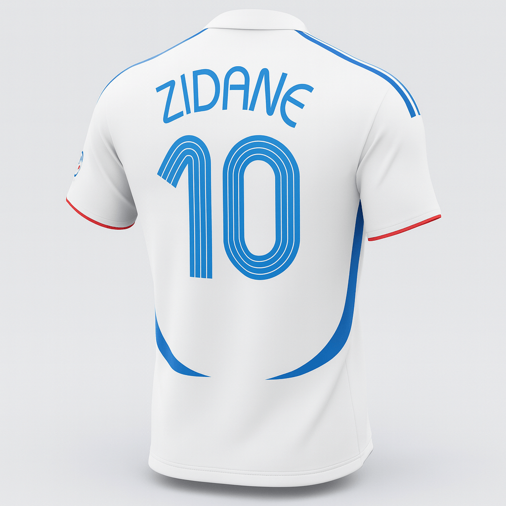 2006 France Away Zidane #10 (New) - Size S