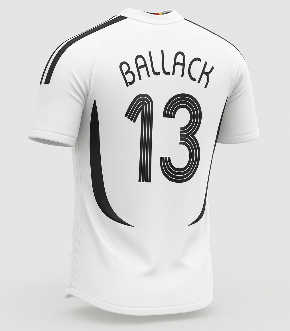 2006 Germany Home Ballack #13 (New) - Size M